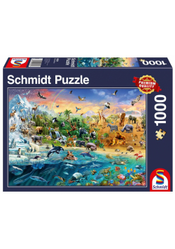 Puzzle PQ 1000 Królestwo zwierząt G3