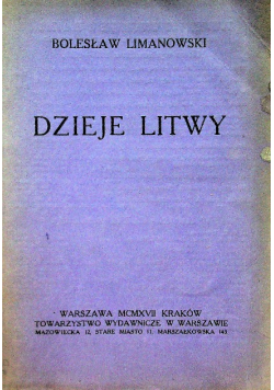 Dzieje Litwy 1917 r.