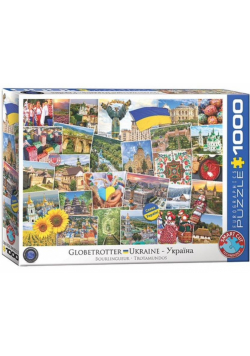 Puzzle 1000 Globettroter, Ukraina