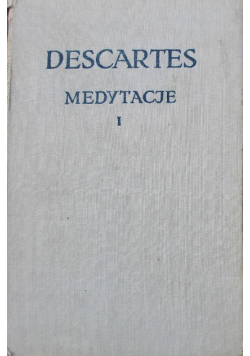 Medytacje tom I