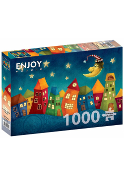 Puzzle 1000 Kolorowe domy