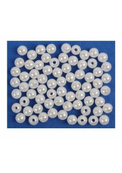 Koraliki 8mm białe