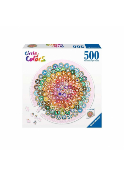 Puzzle 500 Paleta kolorów: donuty