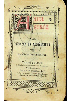 Anioł stróż albo książka do nabożeństwa 1902 r