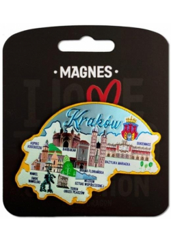 Magnes I love Poland Kraków ILP-MAG-A-KRA-24