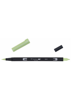 Flamaster dwustronny akwarelowy mint (6szt)
