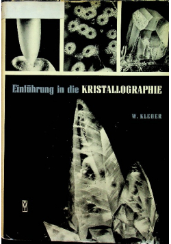 Einfuhrung in die kristallographie kleber