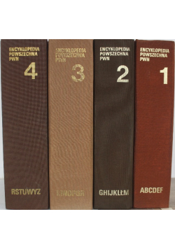 Encyklopedia powszechna PWN Tom 1 do 4