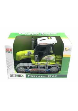 Traktor 21cm na gąsienicach w pudełku