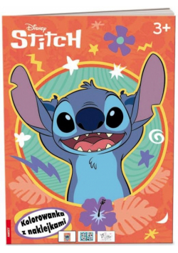 Stitch. Kolorowanka z Naklejkami