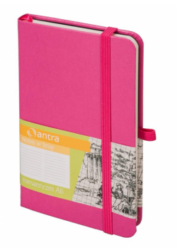 Notes A6 Linia Romantyzm Malinowy ANTRA