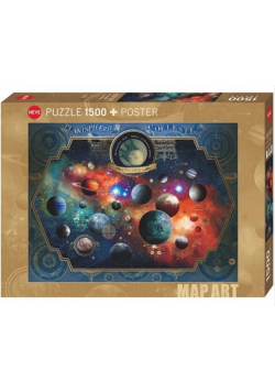 Puzzle 1500 Kosmos, Andre Sanchez (Puzzle+plakat)