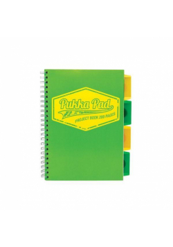 Project Book Neon B5/100K kratka zielony (3szt)