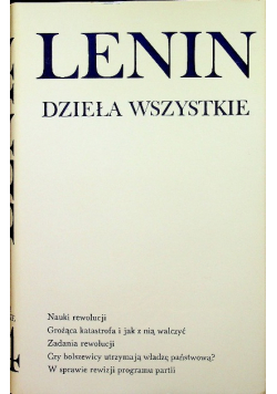 Lenin Dzieła Tom 34