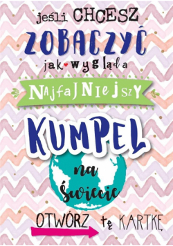 Karnet B6 DK-595 Najfajniejszy kumpel (lusterko)