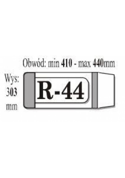 Okładka książkowa regulowana R44 (50szt) IKS