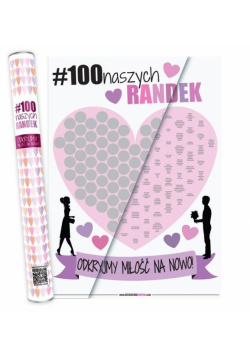 Plakat ze zdrapką dla par #100naszychRandek