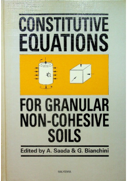 Constitutive equations for granular non-cohesive soils