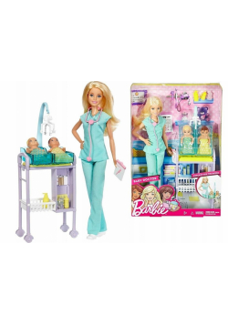 Barbie Kariera. Lekarz Pediatra z akcesoriami