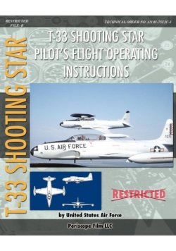 T-33 Shooting Star Pilot's Flight Operating Instructions
