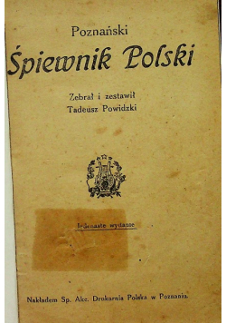 Poznański Śpiewnik Polski 1928 r.