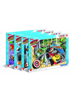 Puzzle ramkowe 15 Super kolor Mickey