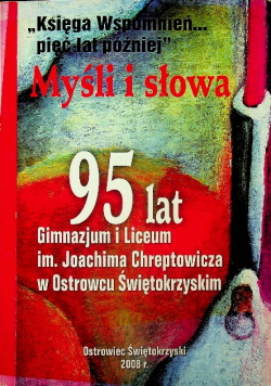 Księga wspomnień pięć lat później Myśli i słowa
