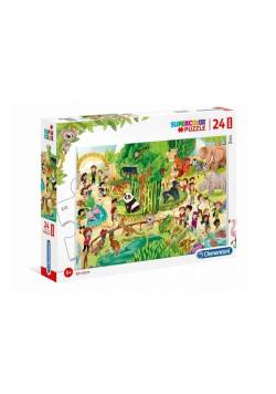 Puzzle 24 maxi Super kolor Zoo