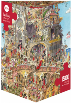 Puzzle 1500 Piekło i niebo(Puzzle+plakat), Prades