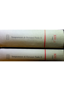 Insegnamenti di giovanni paolo XIV Tom I i II