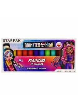 Plastelina 12 kolorów Monster High