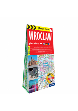 Wrocław; foliowany plan miasta 1:22 500