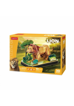 Puzzle 3D Zwierzęta Lew