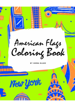 American Flags of the World Coloring Book for Children (8x10 Coloring Book / Activity Book)