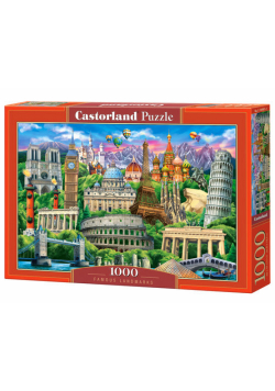 Puzzle 1000 el. C-104901-2 Famous Landmarks