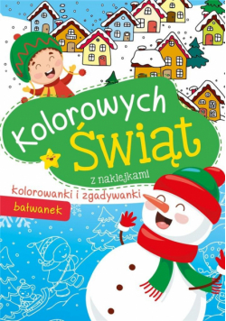 Kolorowych Świąt. Bałwanek