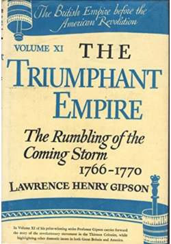 The Triumphant Empire The Rumbling Of The Coming Storm 1766 - 1770 tom XI
