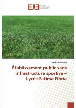 Établissement public sans infrastructure sportive - Lycée Fatima Fihria