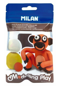 Modelina AIR-DRY samoutwardzalna 100g brązowa