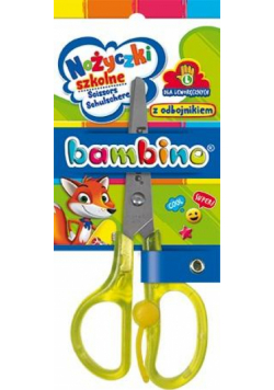 Nożyczki szkolne dla leworęcznych BAMBINO