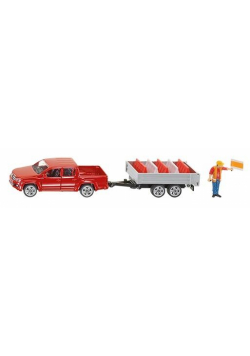 Siku Super - Pick-up z przyczepą S3543