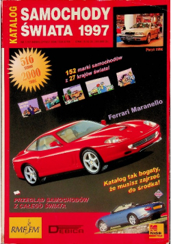 Katalog samochody świata Nr 1 / 1997