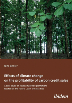 Effects of climate change on the profitability of carbon credit sales. A case study on Tectona grandis plantations located on the Pacific Coast of Costa Rica