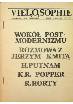 Wokół postmodernizmu