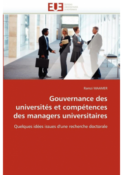 Gouvernance des universités et compétences des managers universitaires