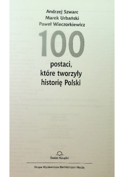100 postaci które tworzyły historię Polski