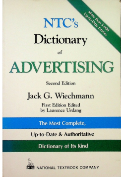 NTCs Dictionary Of Advertising