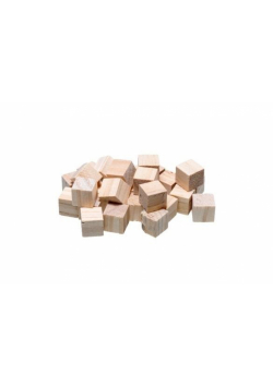 Kostki drewniane naturalne 1,5cm 21szt