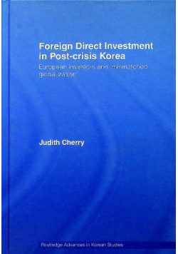 Foreign Direct Investment in Post-crisis Korea