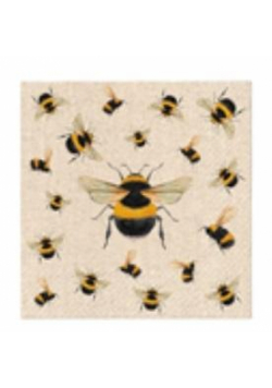 Serwetki We Care Taniec pszczół 33x33cm 20szt